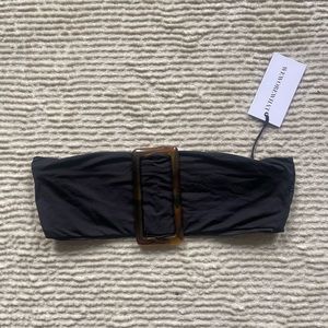 SALE ✨ WeWoreWhat Buckle Bandeau Bikini Top